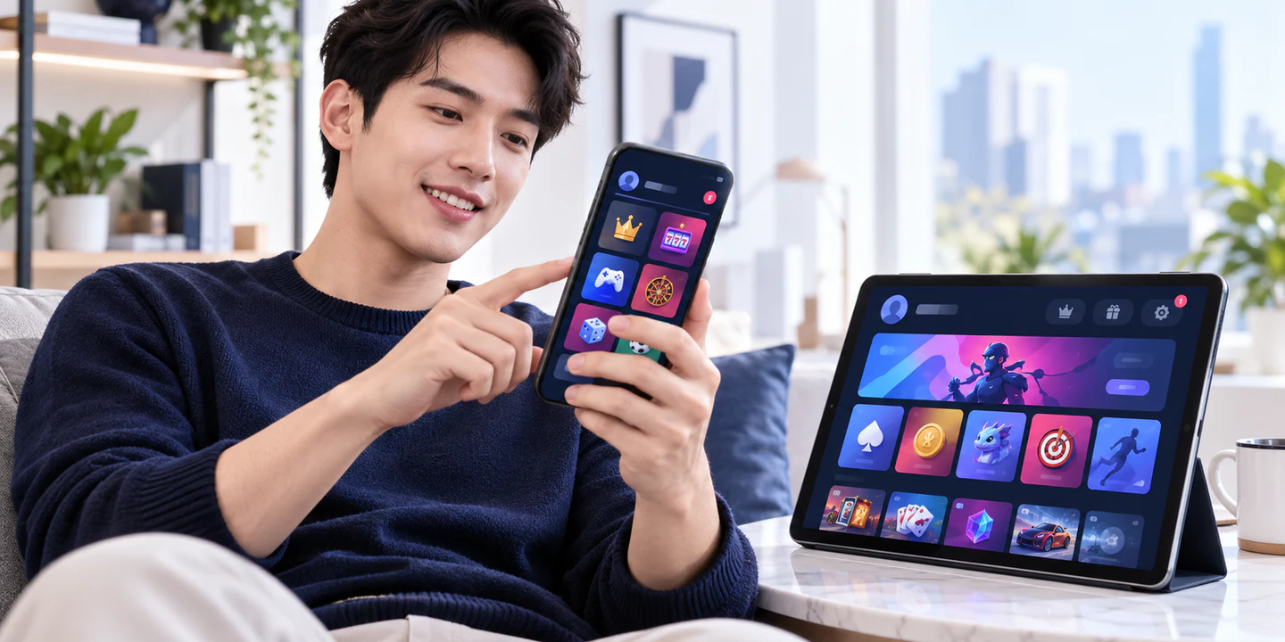 APP VZ99: game và tài khoản trên điện thoại khi xem lại